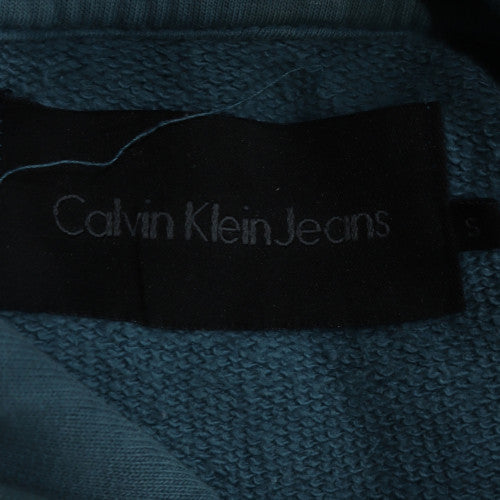 Calvin Klein Jeans Men's Blue Logo Pullover Hoodie Size S