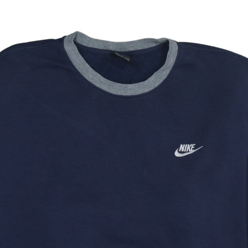 Nike Mens Blue XL Crew Neck Pullover Sweatshirt