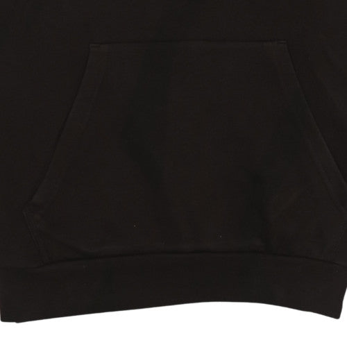 Adidas Womens Black Pullover Hoodie Size 14 Logo Hooded Sweatshirt