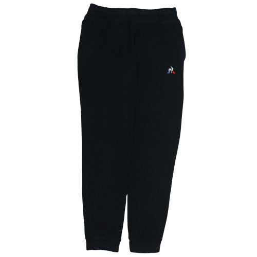 Le Coq Sportif Mens Black Jogger Trousers M Elastic Waist Sportswear