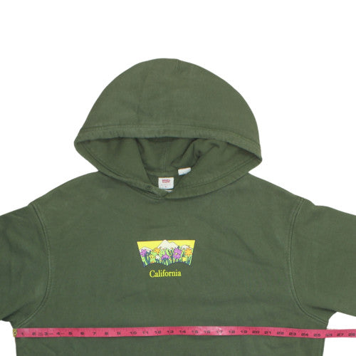 Levi's Men's Green XL Relaxed Pullover Hoodie California Graphic