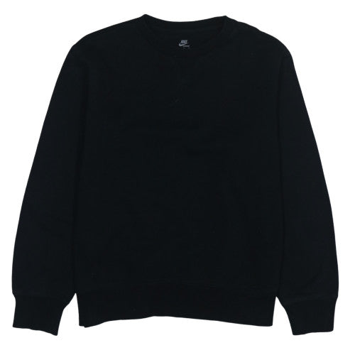 Nike Mens Black XL Crew Neck Fleece Sweatshirt Pullover