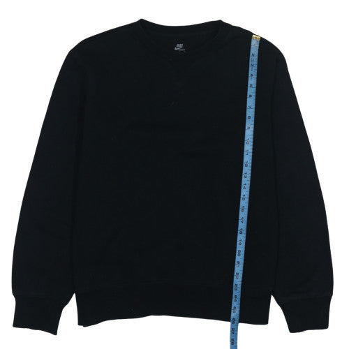 Nike Mens Black XL Crew Neck Fleece Sweatshirt Pullover