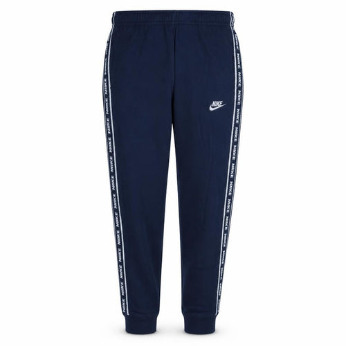 Nike Men's Blue Jogger Trousers S Regular Fit Fleece Activewear