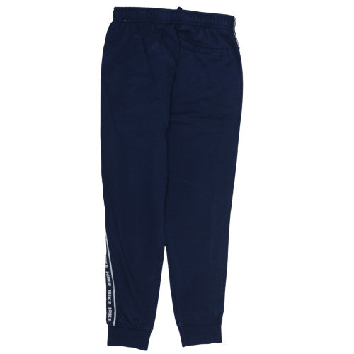 Nike Men's Blue Jogger Trousers S Regular Fit Fleece Activewear