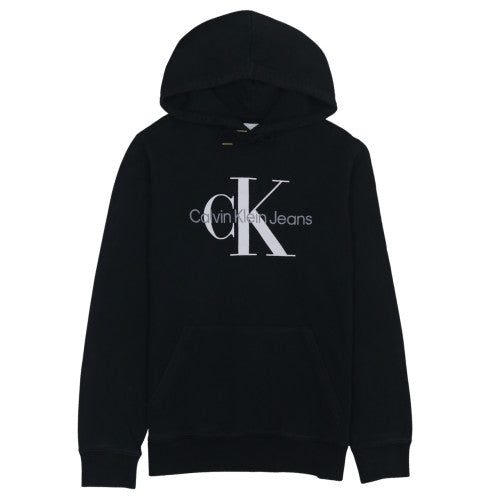 Calvin Klein Jeans Men's Black L Pullover Hoodie with Logo