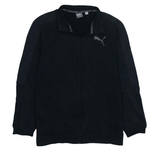 Puma Men's Black Full Zip Sweatshirt L Classic Athletic Style