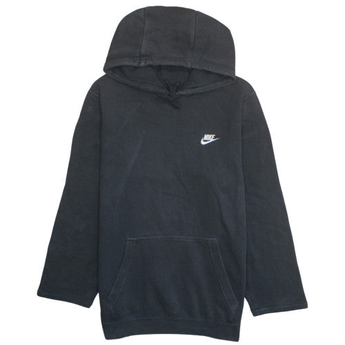 Nike Men's Black Pullover Hoodie L Fleece Logo Sportswear