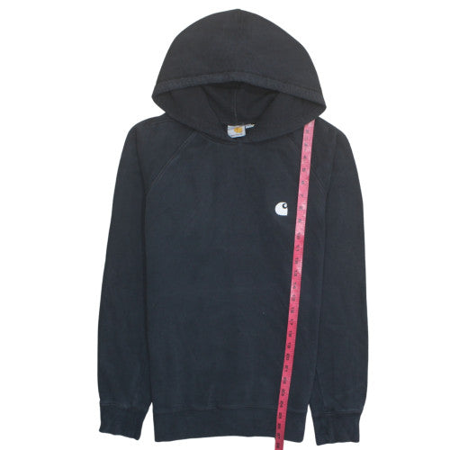 Carhartt Men's Black Small Pullover Hoodie Fleece Sweatshirt