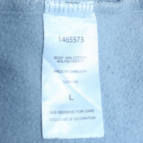 Champion Men’s Blue Tie-Dye Pullover Hoodie L Regular Fit Fleece