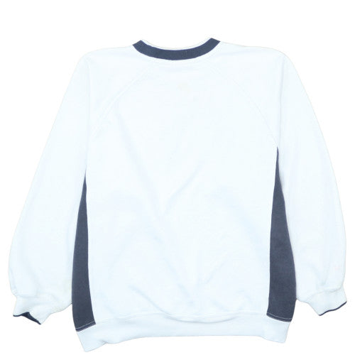 Ellesse Mens White Logo Pullover Sweatshirt Size L