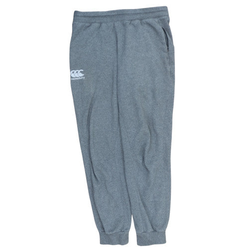 Canterbury Men's Grey M Jogger Sweatpants Elastic Waist Zip Pocket