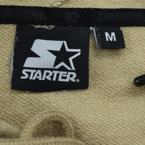 Starter Men's Beige Pullover Hoodie Medium Fleece Regular Fit