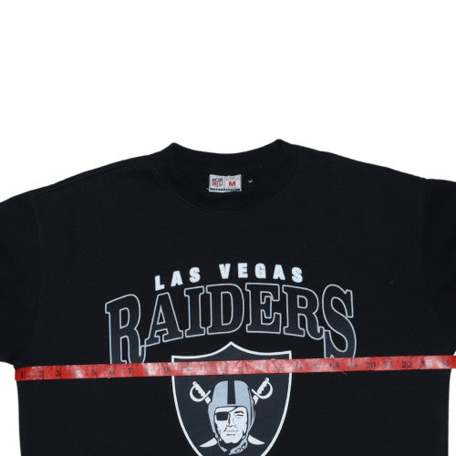 NFL Authentic Womens Black Las Vegas Raiders Graphic Pullover Sweatshirt M