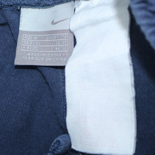 Nike Men's Blue Fleece Track Pants Size L Straight Leg Activewear