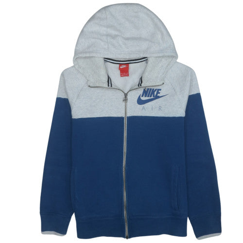Nike Men's Blue Full Zip Air Hoodie Size M Fleece Jacket
