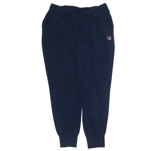 FILA Men's Blue Jogger Trousers L Regular Fit Fleece Activewear