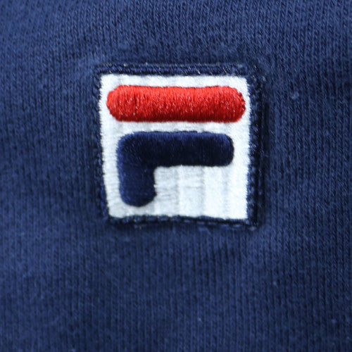 FILA Men's Blue Jogger Trousers L Regular Fit Fleece Activewear