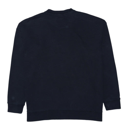 Adidas Womens Black Crew Neck Pullover Sweatshirt UK 20