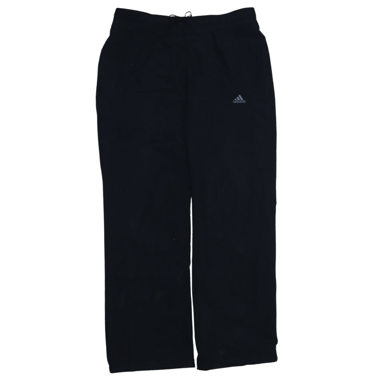 Adidas Women Black Size 12 Track Pants Straight Leg Sports Trousers