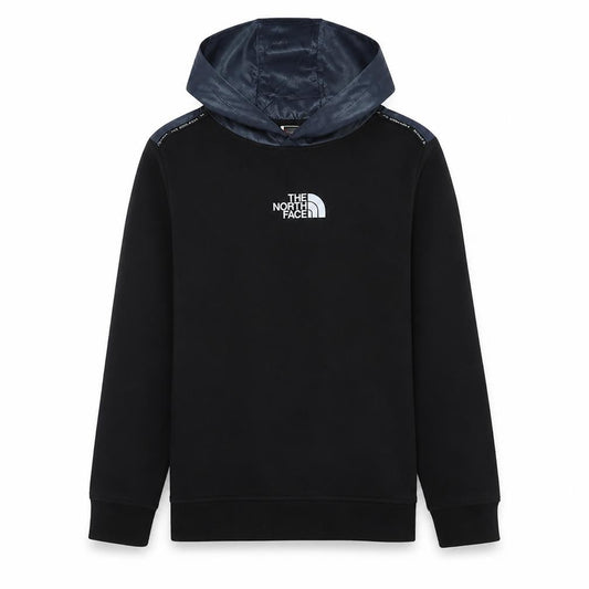 The North Face Boys Black XL Hoodie Pullover Fleece Cotton Blend