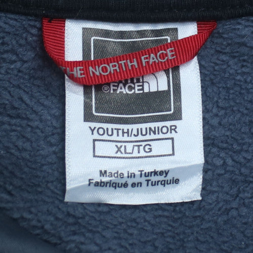 The North Face Boys Black XL Hoodie Pullover Fleece Cotton Blend
