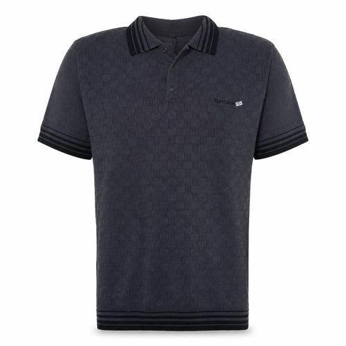 Reebok Men’s Black Short Sleeve Polo Shirt Size M Sports Casual
