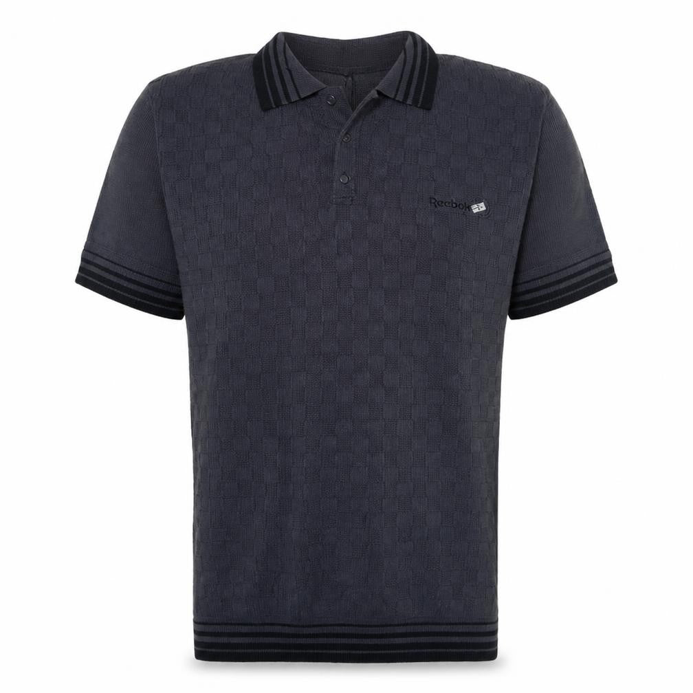 Reebok Men’s Black Short Sleeve Polo Shirt Size M Sports Casual