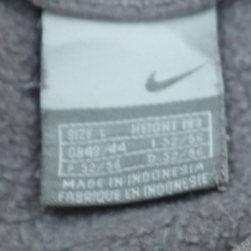 Nike Mens Grey Crew Neck Pullover Sweatshirt L Sports Fleece