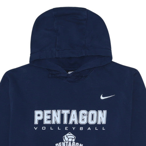 Nike Men's Blue Pullover Hoodie L Graphic Sports Fleece