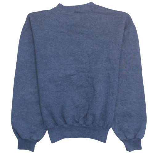 Russell Athletic Men's Blue Pullover Sweatshirt M Crew Neck Fleece