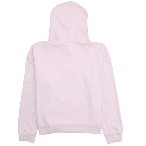 Champion Women's Pink Pullover Hoodie L Fleece Logo Sweatshirt