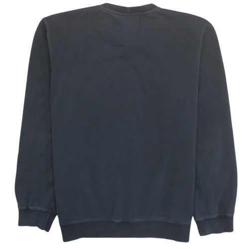 Champion Womens Black XL Pullover Sweatshirt Crew Neck Logo Casual