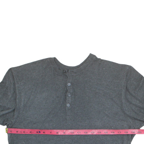Polo Ralph Lauren Men’s Grey Henley Short Sleeve T-Shirt XL