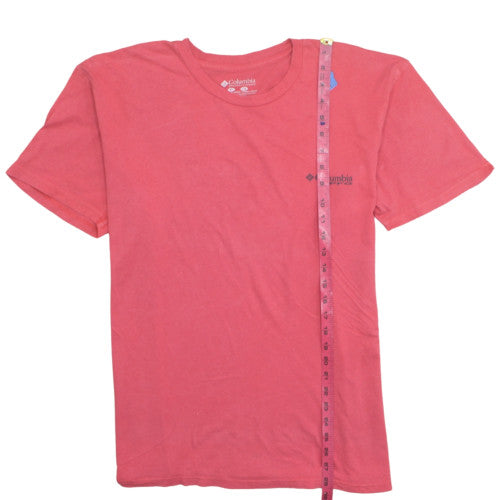 Columbia Men's Red XL PFG Cotton Crew Neck Short Sleeve T-Shirt