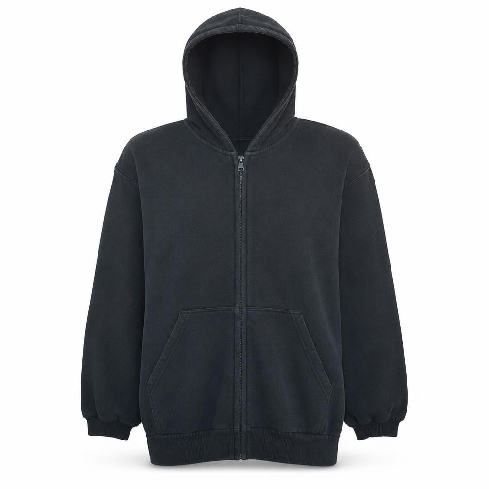 Umbro Womens Black Full Zip Hoodie XL Relaxed Fit Sportswear
