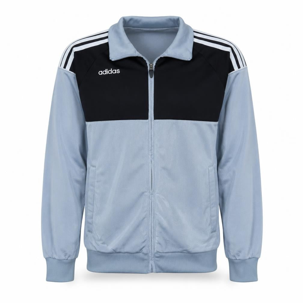 adidas Mens Blue Full Zip Sports Sweatshirt Size 164 Regular Fit