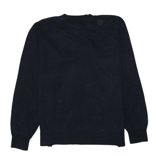 Champion Mens Black L Pullover Sweatshirt Embroidered Logo