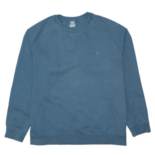 Nike Men's Blue 2XL Pullover Crew Neck Fleece Sweatshirt
