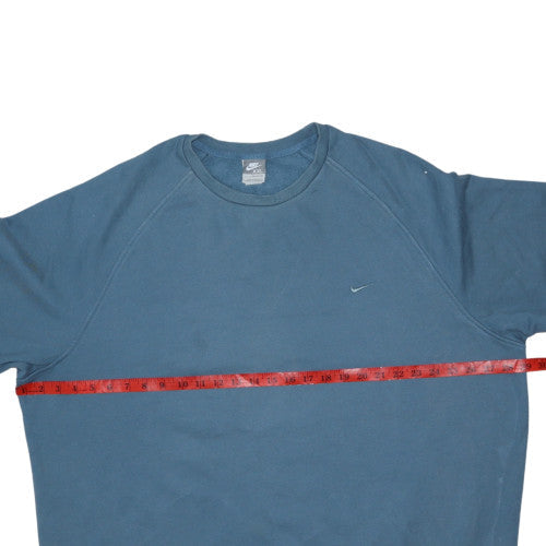 Nike Men's Blue 2XL Pullover Crew Neck Fleece Sweatshirt