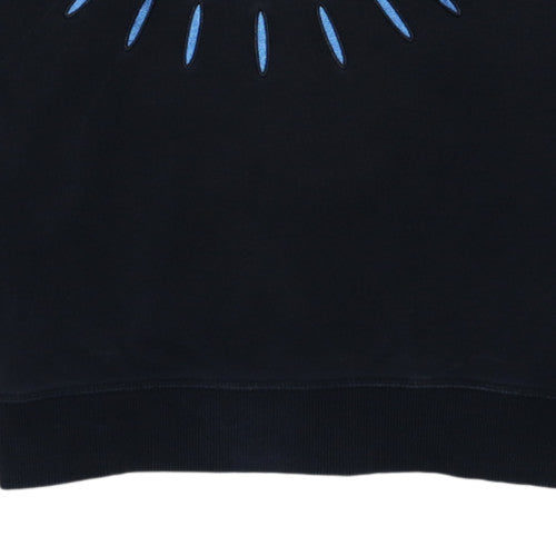 Kenzo Men’s Black Embroidered Eye Sweatshirt L Pullover Crew Neck