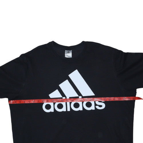 Adidas Men's Black 2XL Pullover Crew Neck Sweatshirt