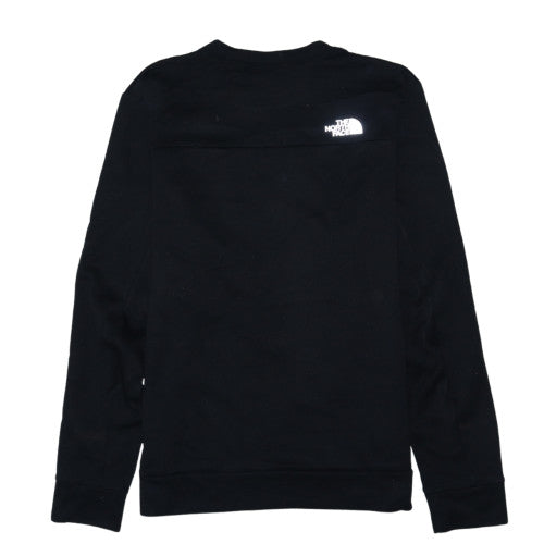 The North Face Mens Black Large Crew Neck Sweatshirt Classic Pullover