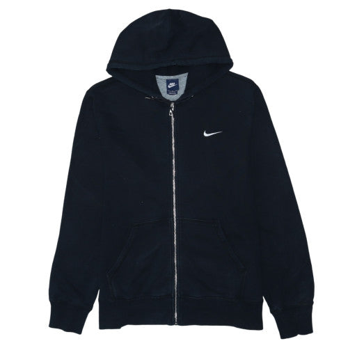 Nike Men’s Black Full Zip Fleece Hoodie Size L Regular Fit