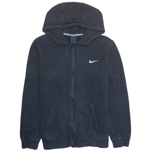 Nike Mens Black Full Zip Fleece Hoodie Size L