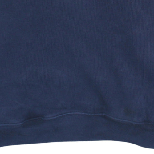 Lacoste Men's Blue 2XL Collared 1/2 Zip Cotton Sweatshirt