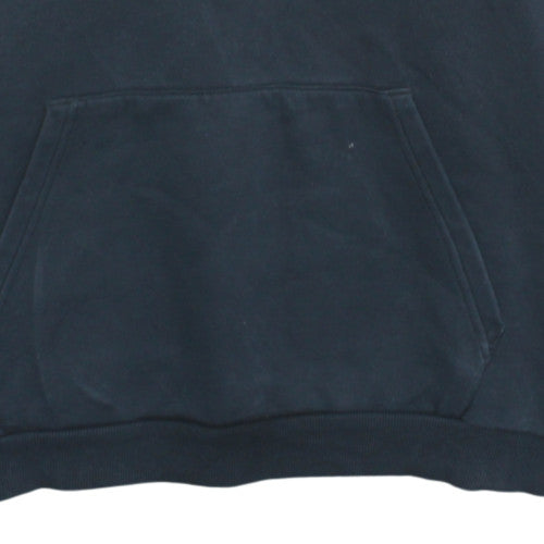 Puma Mens Black 2XL Pullover Hoodie with Logo and Pockets