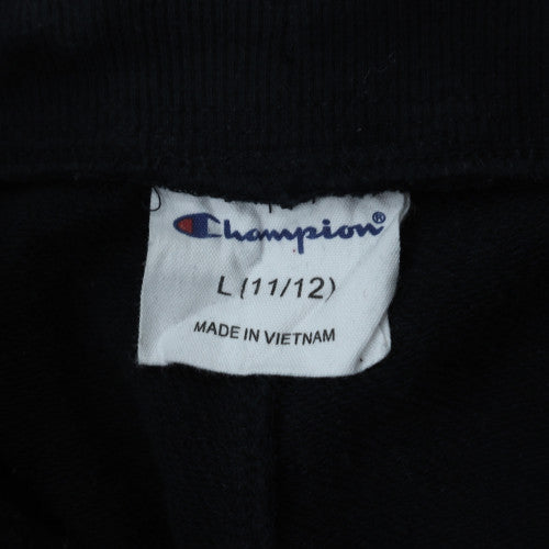 Champion Boys Black Sweatpants L (11-12 Years) Fleece Active Trousers