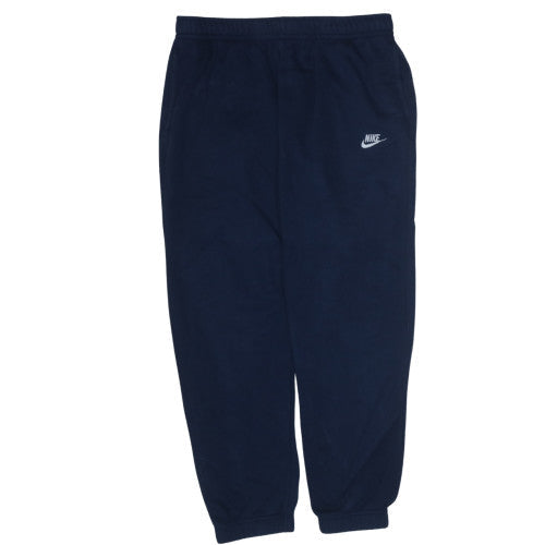 Nike Men's Blue Fleece Sweatpants XL Regular Fit Activewear