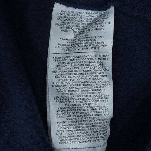 Nike Men's Blue Fleece Sweatpants XL Regular Fit Activewear